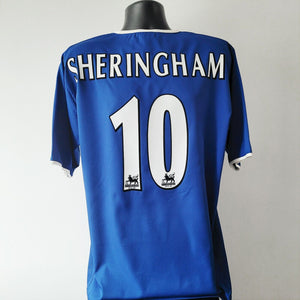 SHERINGHAM 10 Portsmouth Shirt - Large - 2003/2004 - Home Jersey