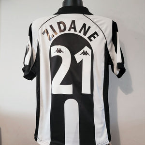 ZIDANE 21 Juventus Shirt - 1997/1998 - XL - Home Kappa Jersey