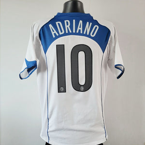 ADRIANO 10 Inter Milan Shirt - Medium - 2004/2005 - Jersey Away Home