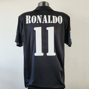 RONALDO 11 Real Madrid Shirt - Medium - 2002/2003 - Adidas Away Jersey