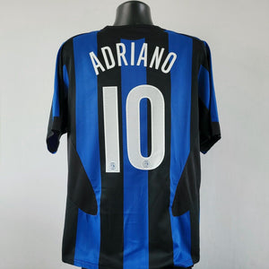 ADRIANO 10 Inter Milan Shirt - Medium - 2005/2006 - Jersey Nike Home