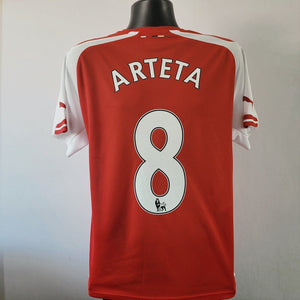 ARTETA 8 Arsenal Shirt - Large - 2014/2015 - Home Nike