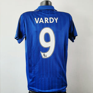 VARDY 9 Leicester City Shirt - Medium - 2016/2017 - Jersey