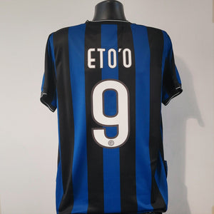 ETOO 9 Inter Milan Shirt - Medium - 2009/2010 - Jersey Nike Home