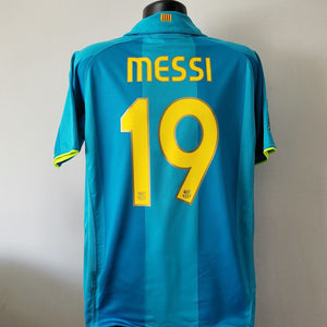 MESSI 19 Barcelona Shirt - XL - 2007/2008 - Nike Barca Jersey