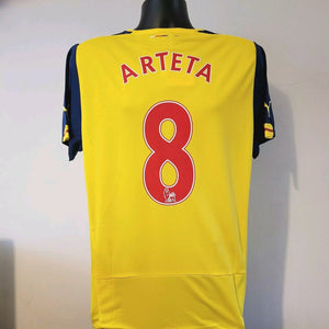 ARTETA 8 Arsenal Shirt - Medium - 2014/2015 - Nike Away