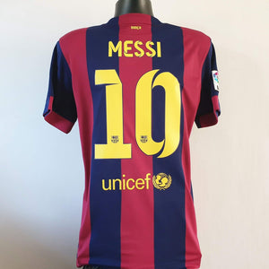 MESSI 10 Barcelona Shirt - Medium - 2014/2015 - Nike Jersey Home