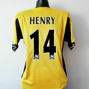 HENRY 14 Arsenal Shirt - Large - 1999/2001 - Nike Away Sega Home