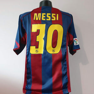 MESSI 30 Barcelona Shirt - Medium - 2004/2005 - Nike Jersey Away