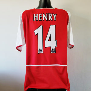 HENRY 14 Arsenal Shirt - XL - 2002/2004 - Home O2 Nike Invincibles