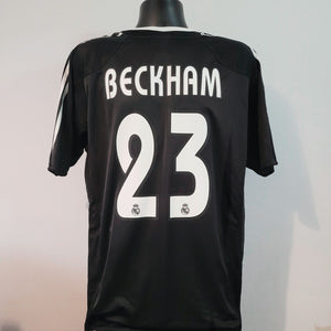 BECKHAM 32 Real Madrid Shirt - Large - 2004/2005 - Adidas Away Jersey