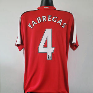 FABREGAS 4 Arsenal Shirt - Large - 2008/2010 - Nike Home