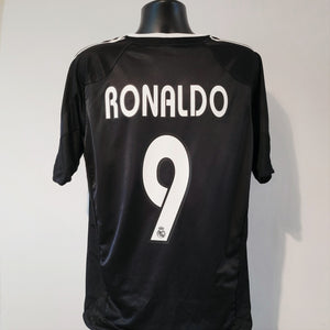 RONALDO 9 Real Madrid Shirt - Medium - 2004/2005 - Adidas Away Jersey