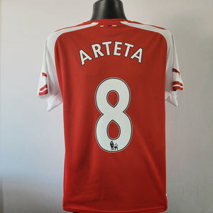 BNWT ARTETA 8 Arsenal Shirt - Large - 2014/2015 - Nike Home Jersey