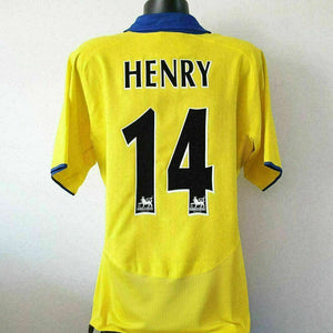 HENRY 14 Arsenal Shirt - Large - 2003/2004 - Away Jersey Invincible