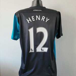 HENRY 12 Arsenal Shirt - Large - 2011/2012 - Nike Away 125 Years