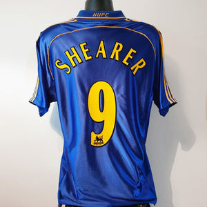 SHEARER 9 Newcastle United Shirt - Large - 1998/1999 - Adidas Jersey Away