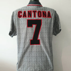 CANTONA 7 Manchester United Shirt - Large - 1995/1996 -  Man U Jersey Umbro 95