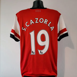 S. CAZORLA 19 Arsenal Shirt - Large - 2012/2013 - Nike Home