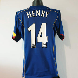 HENRY 14 Arsenal Shirt - Large - 2004/2005 - Away O2 Nike Jersey
