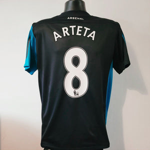 ARTETA 8 Arsenal Shirt - Small - 2011/2012 - Nike Away 125 Years