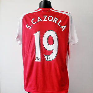 S. CAZORLA 19 Arsenal Shirt - Large - 2014/2015 - Nike Home Jersey