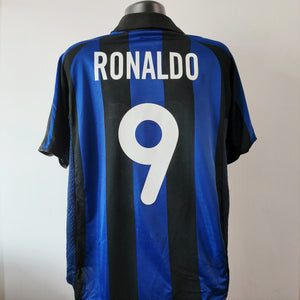 RONALDO 9 Inter Milan Shirt - Large - 2001/2002 - Jersey Nike Home