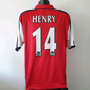 HENRY 14 Arsenal Shirt - Small - 2000/2002 - Nike Dreamcast