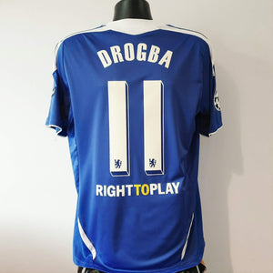 DROGBA 11 Chelsea Shirt - Large - 2011/2012 - Home Adidas Jersey
