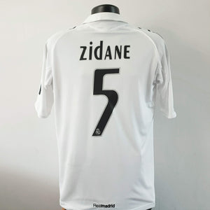 ZIDANE 5 Real Madrid Shirt - Large - 2005/2006 - Adidas Home