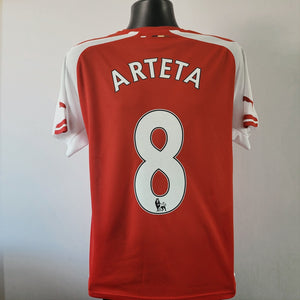 ARTETA 8 Arsenal Shirt - Large - 2014/2015 - Nike Home Jersey
