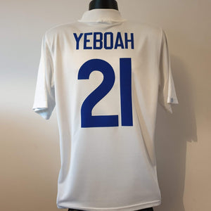 YEBOAH 21 Leeds Shirt - Large - 1995/1996 - Home Jersey Asics