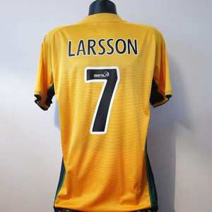 LARSSON 7 Celtic Shirt - 2002/2003 - Medium - Umbro Away