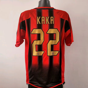 KAKA 22 AC Milan Shirt - Medium - 2004/2005 - Home Jersey