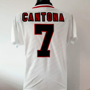 CANTONA 7 Manchester United Shirt - Medium - 1996/1997 -  Man U Jersey Umbro 96