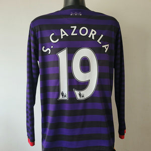 S. CAZORLA 19 Arsenal Shirt - Medium - 2012/2013 - Nike Away Long Sleeve