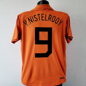 V. NISTELROOY 9 Netherlands Shirt - Medium - 2006 World Cup - Holland Home