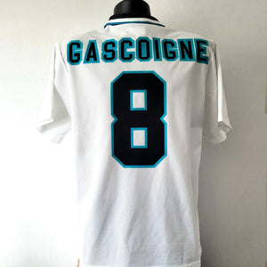 Gascoigne 8 England Shirt - Large - 1995/1997 - Euro 96 Home Umbro Jersey