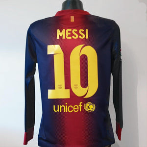 Retro Football Shirt  Authentic Messi Barcelona Shirt – Headers & Volleys
