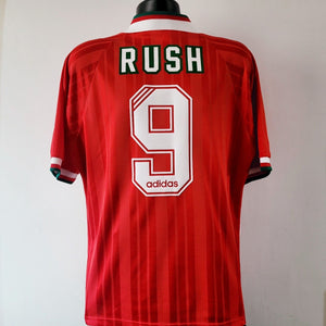 RUSH 9 Liverpool Shirt - Large (42/44) - 1993/1995 - Home Jersey Carlsberg