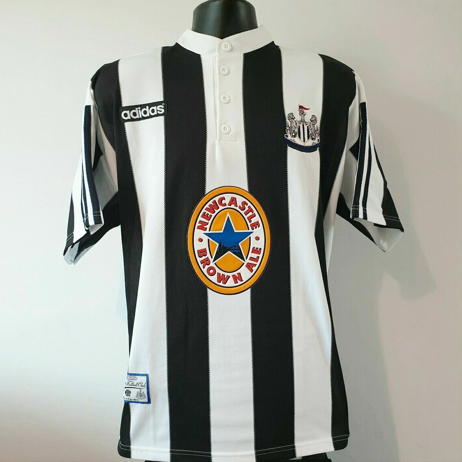 SHEARER 9 Newcastle United Shirt - XL - 1996/1997 - Adidas Home ...