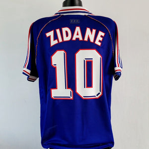 ZIDANE 10 France Shirt - Medium - 1998/2000 - France 98 Jersey World Cup