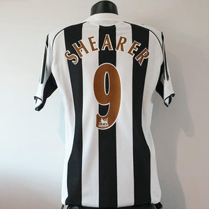 SHEARER 9 Newcastle United Shirt - Large - 2005/2006 - Adidas Jersey