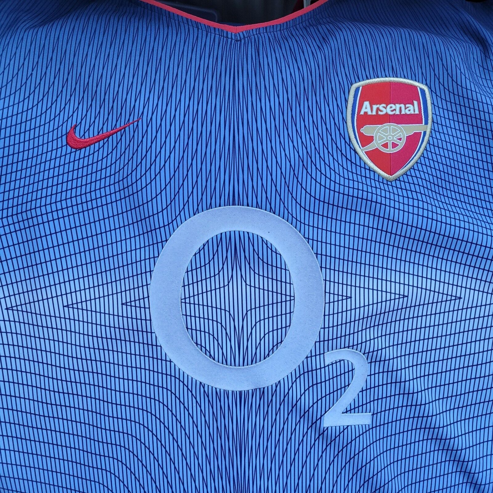 HENRY 14 Arsenal Shirt - Large - 2002/2003 - O2 Away Jersey Nike