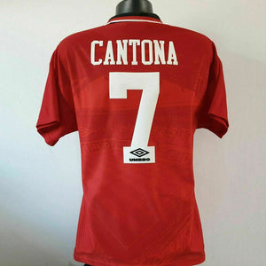 CANTONA 7 Manchester United Shirt - Large - 1994/1996 -  Man U Jersey Umbro