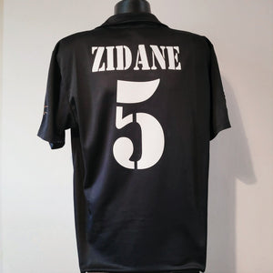 ZIDANE 5 Real Madrid Shirt - Large - 2001/2002 - Adidas Away Jersey