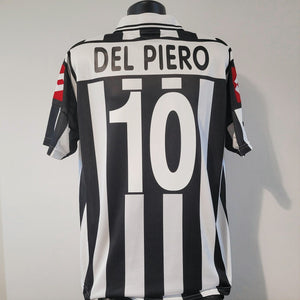 DEL PIERO 10 Juventus Shirt - 2001/2002 - Large - Home Lotto Jersey