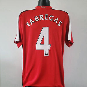 FABREGAS 4 Arsenal Shirt - Large - 2008/2010 - Home Jersey Nike