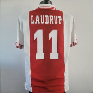 LAUDRUP 11 Ajax Shirt - 1997/1998 - Medium - Home Umbro Jersey
